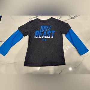 Under Armour long sleeve boys shirt size 6